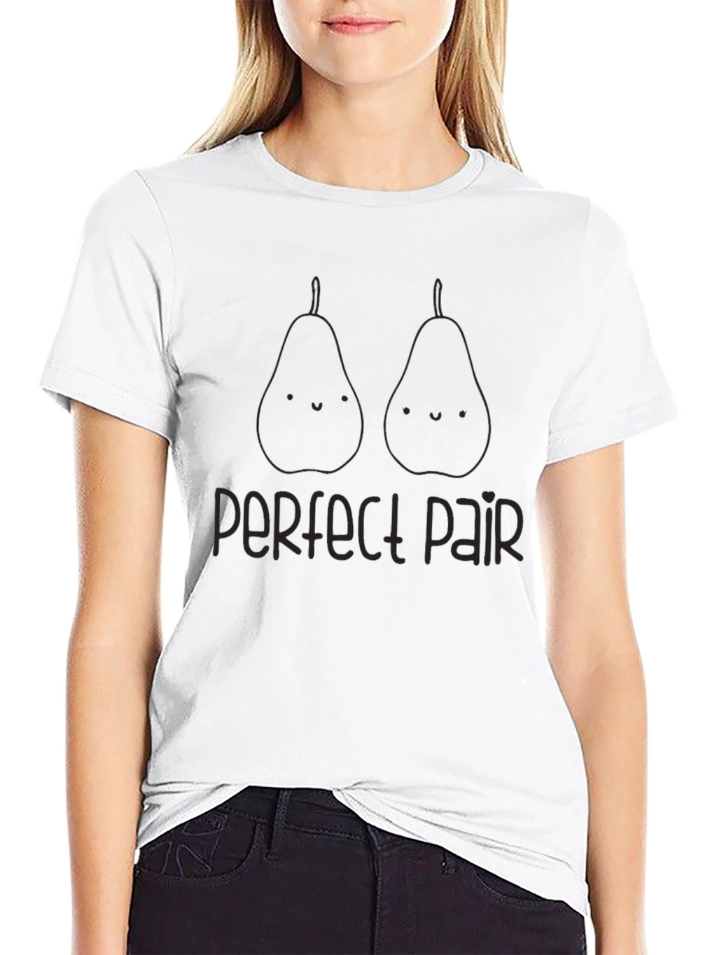 Perfect Pair Graphic Tee - Unisex Black T-Shirt