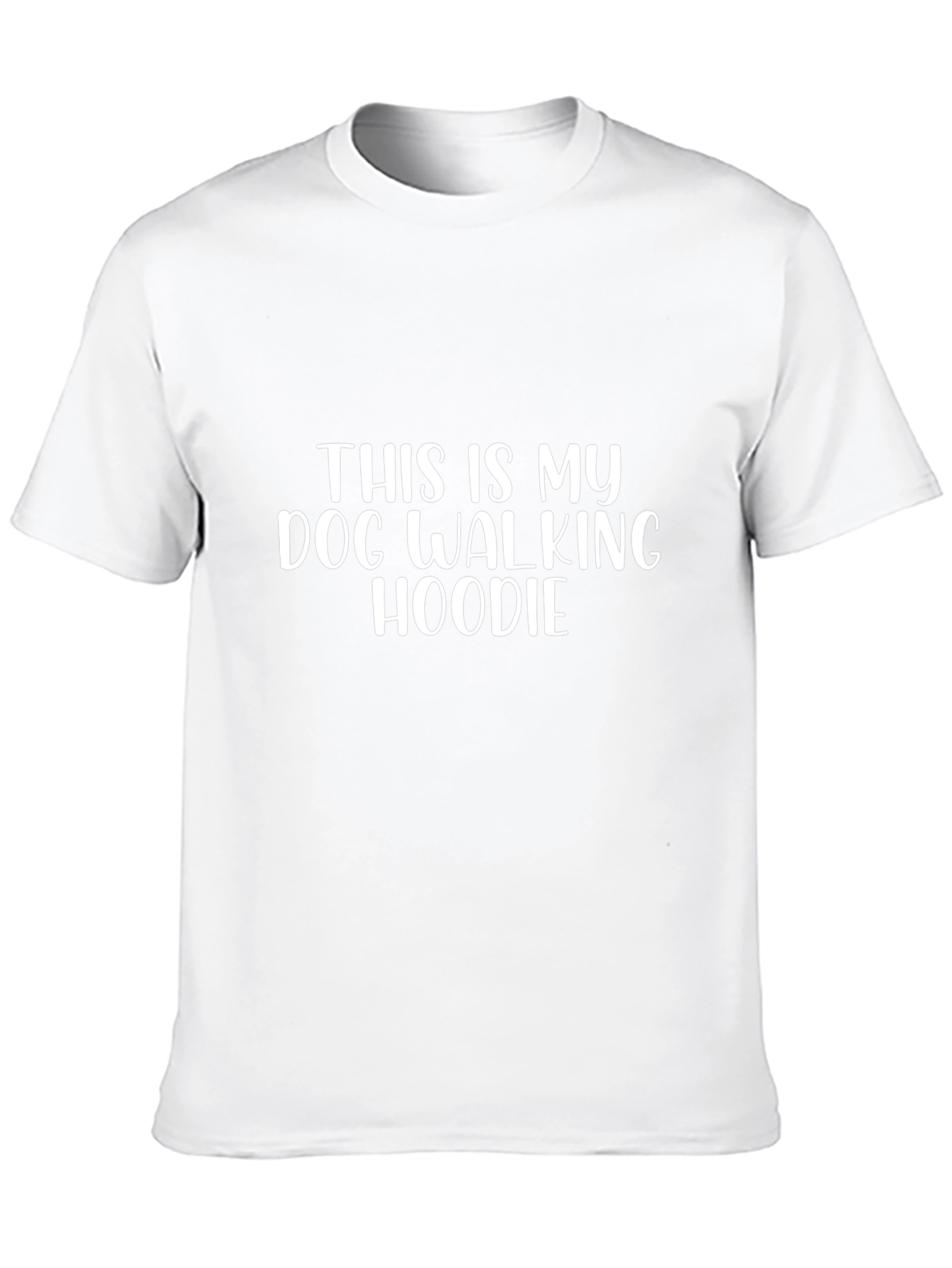 Dog Walking Hoodie T-Shirt Funny Pet Owner Tee