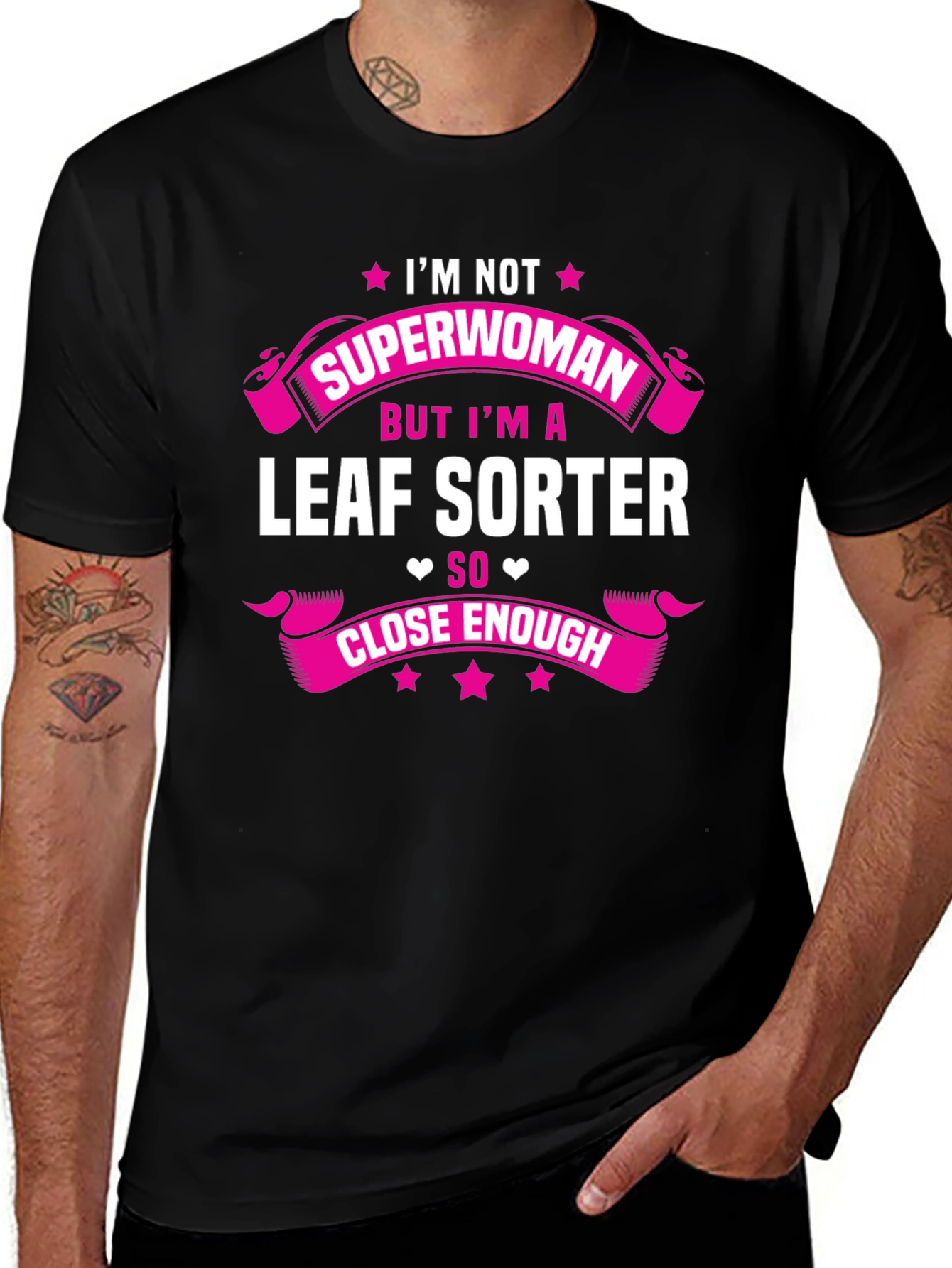 Funny Leaf Sorter T-Shirt - Im Not Superwoman Tee