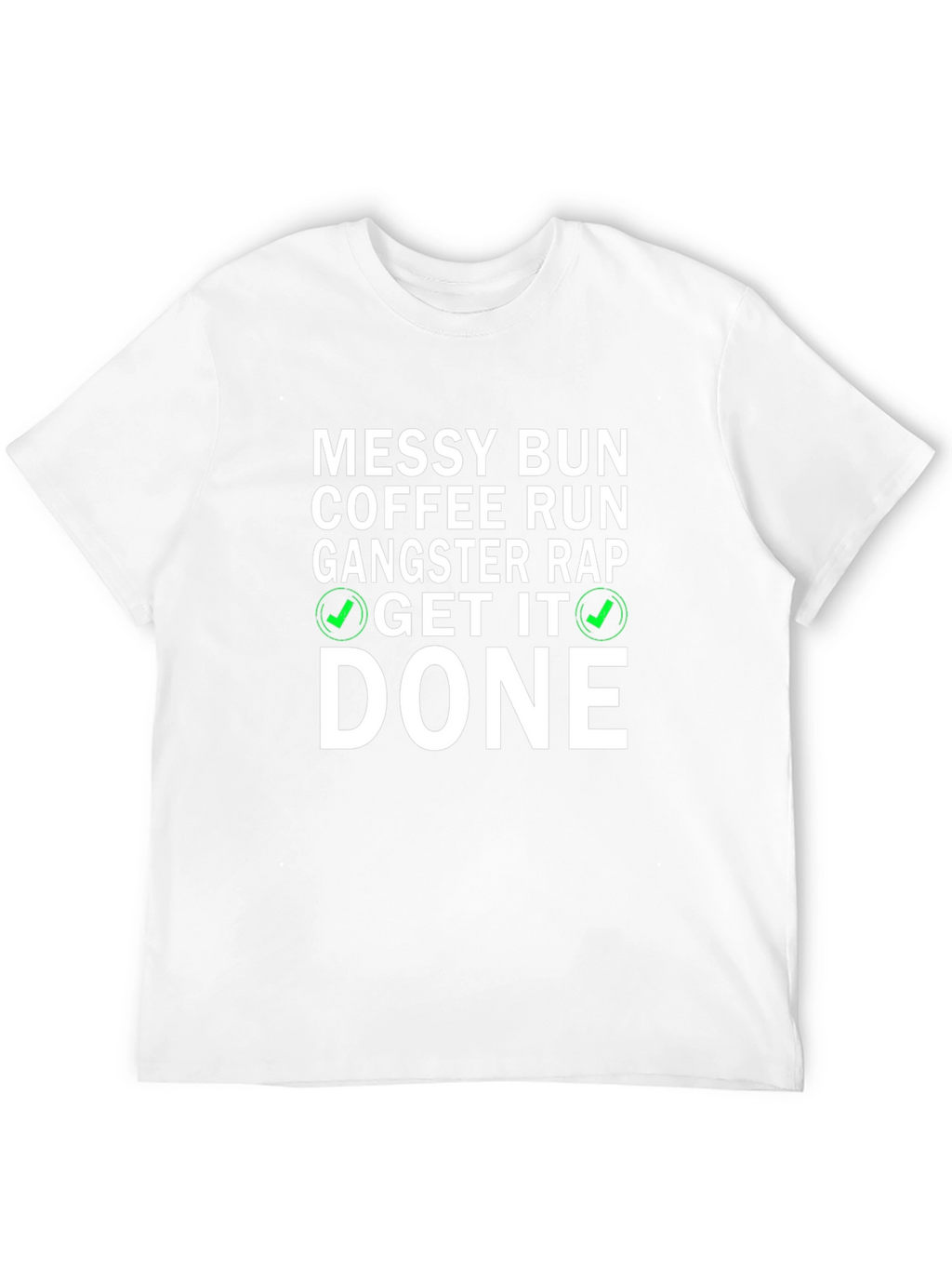Messy Bun Coffee Run Graphic Tee