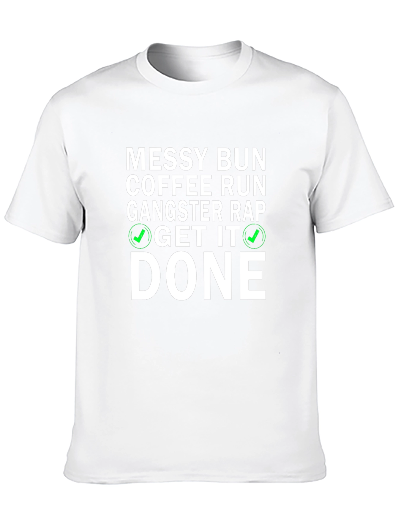 Messy Bun Coffee Run Graphic Tee