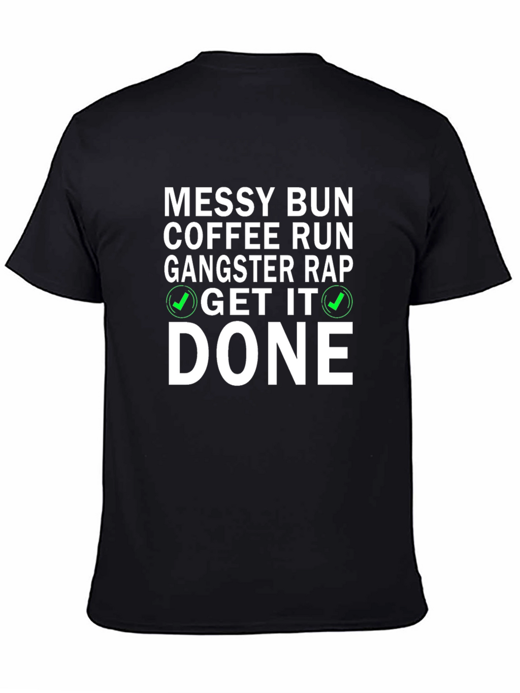 Messy Bun Coffee Run Graphic Tee