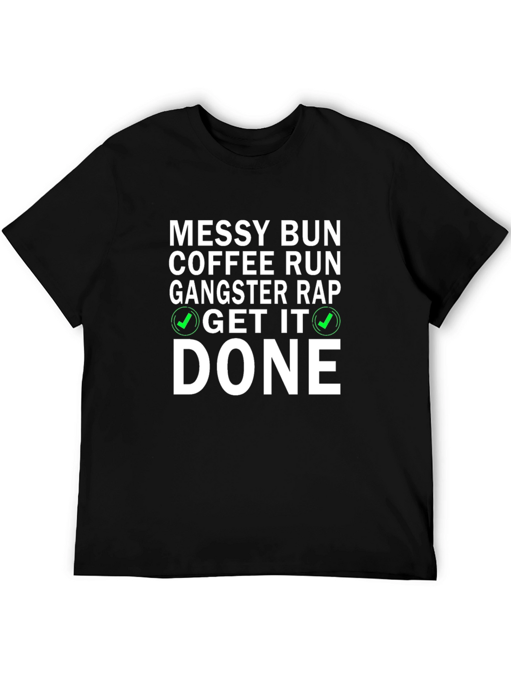 Messy Bun Coffee Run Graphic Tee