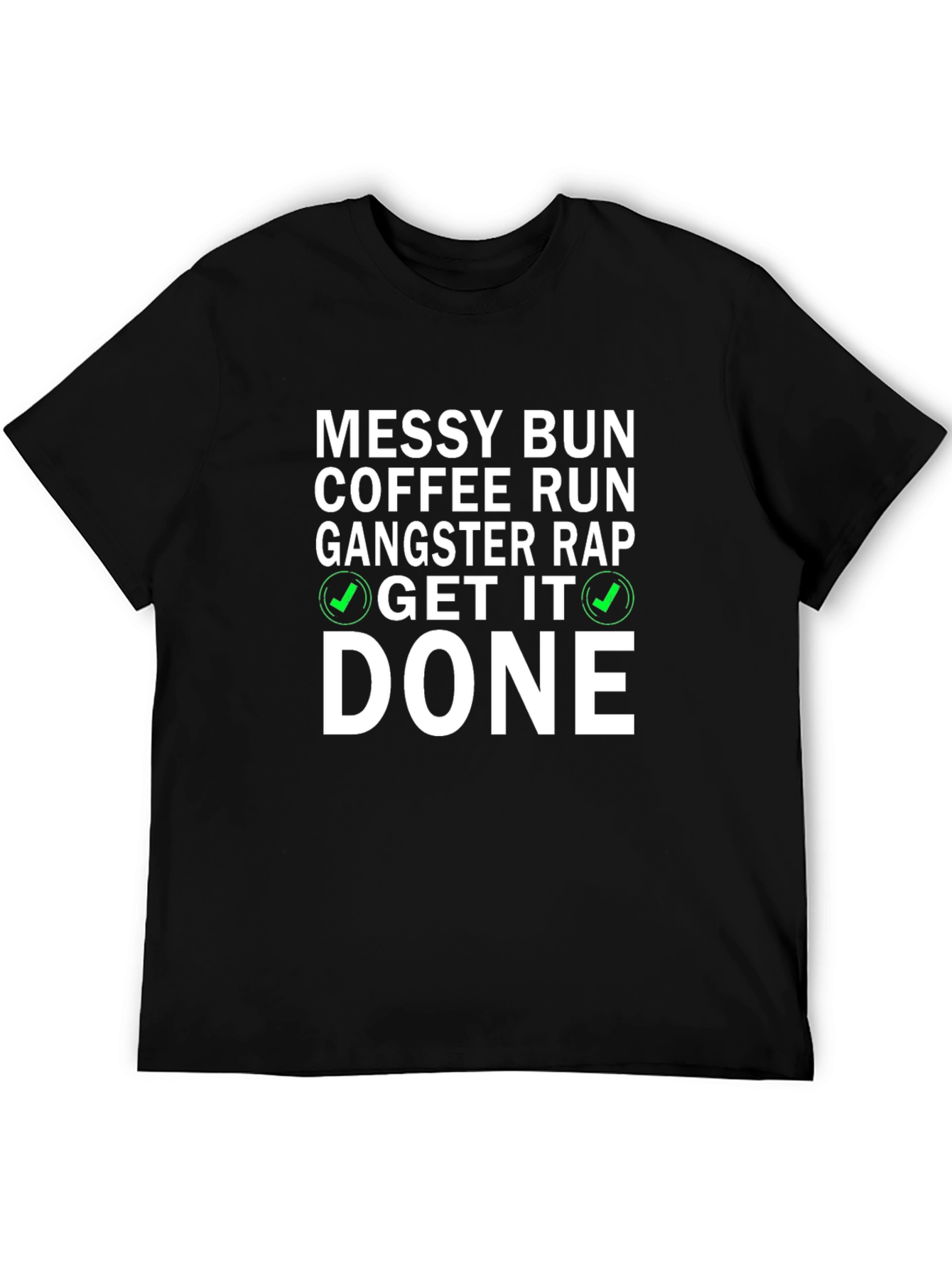 Messy Bun Coffee Run Graphic Tee