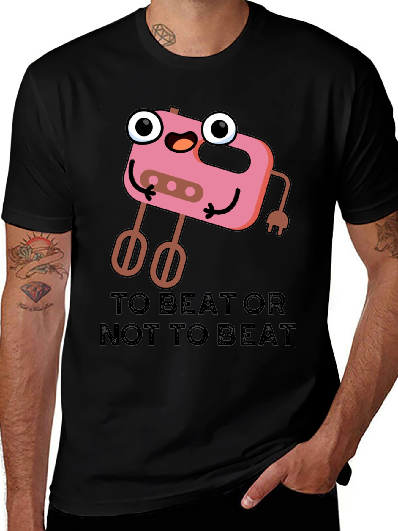 Funny Mixer T-Shirt - To Beat or Not to Beat