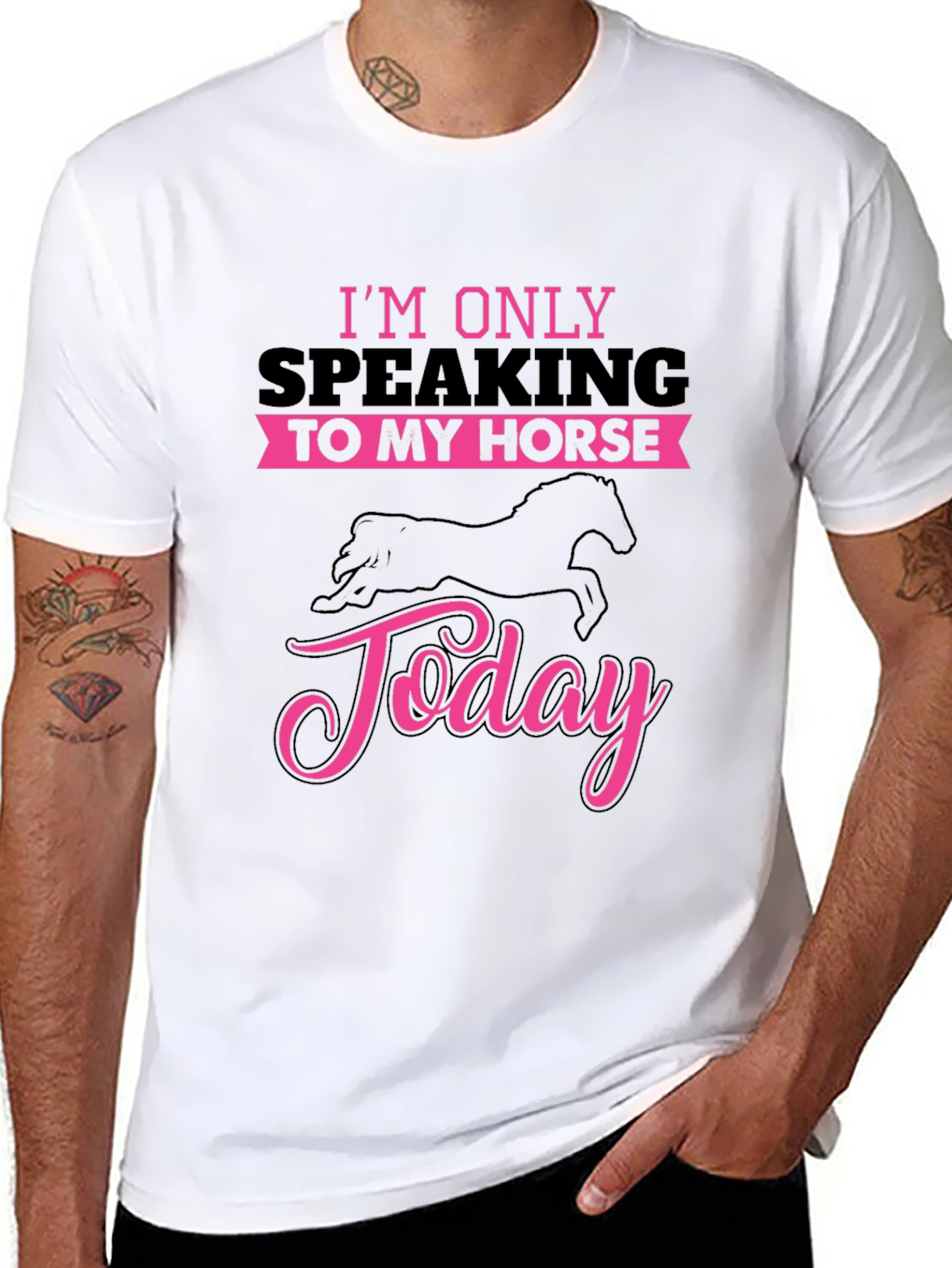Horse Lover T-Shirt: Speaking to My Horse