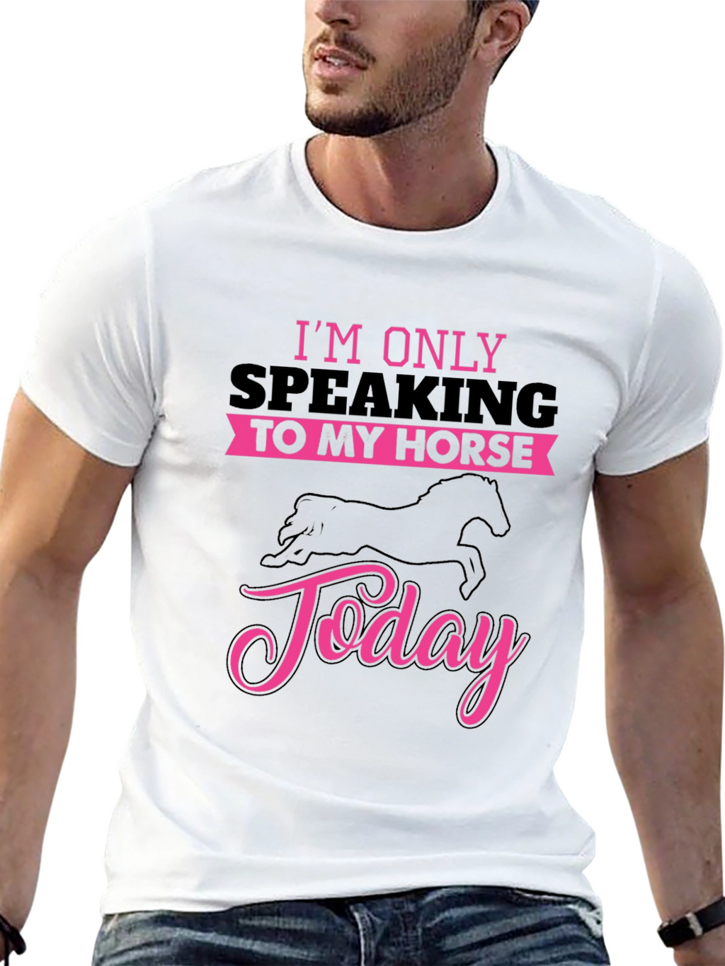 Horse Lover T-Shirt: Speaking to My Horse