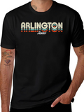 Arlington Texas Retro Style Graphic T-Shirt