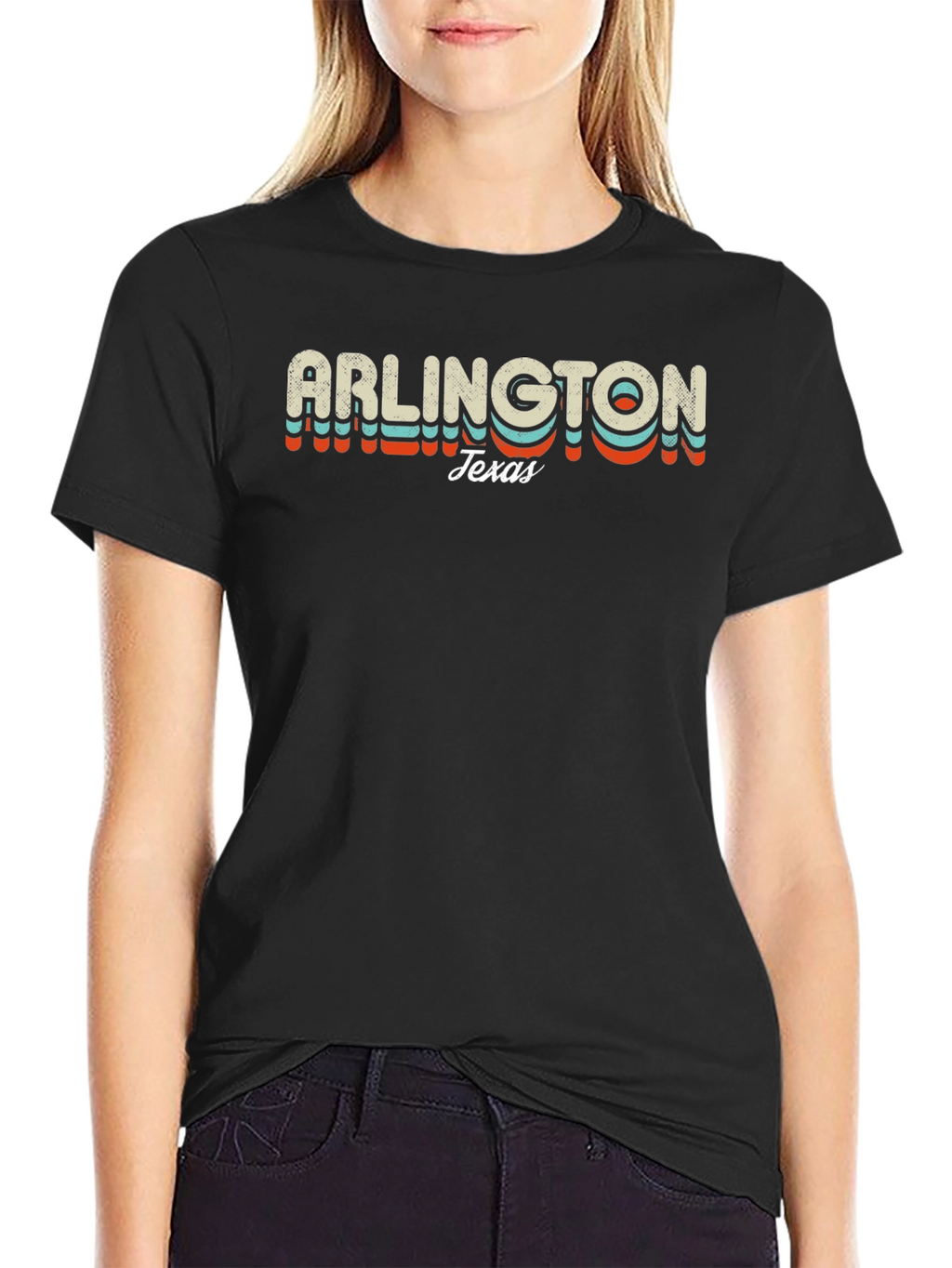 Arlington Texas Retro Style Graphic T-Shirt