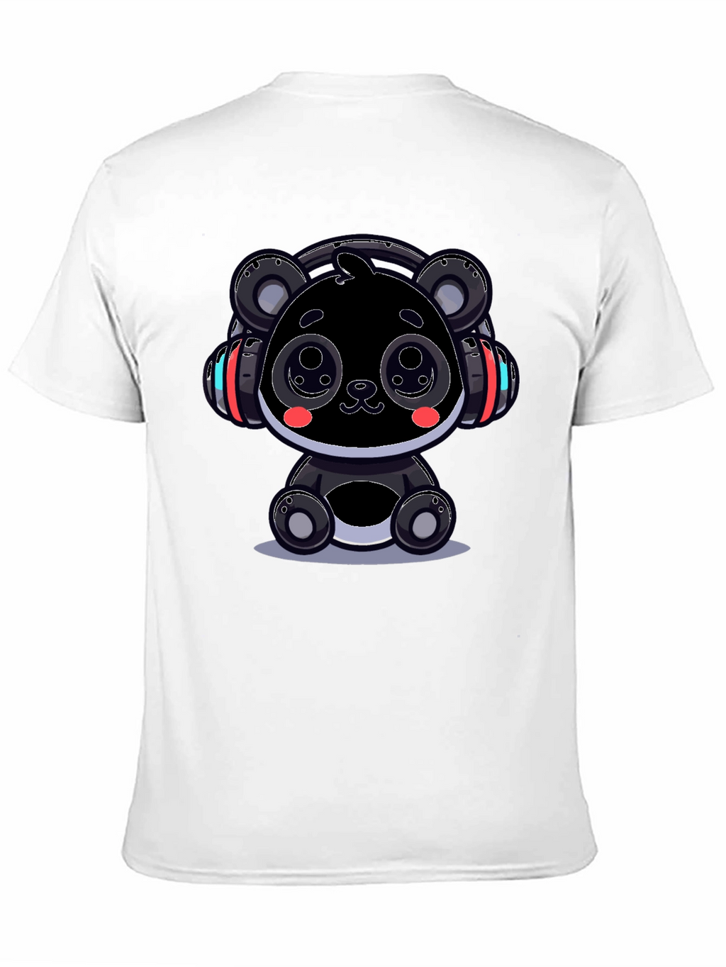 Cool Panda Headphone Graphic Tee