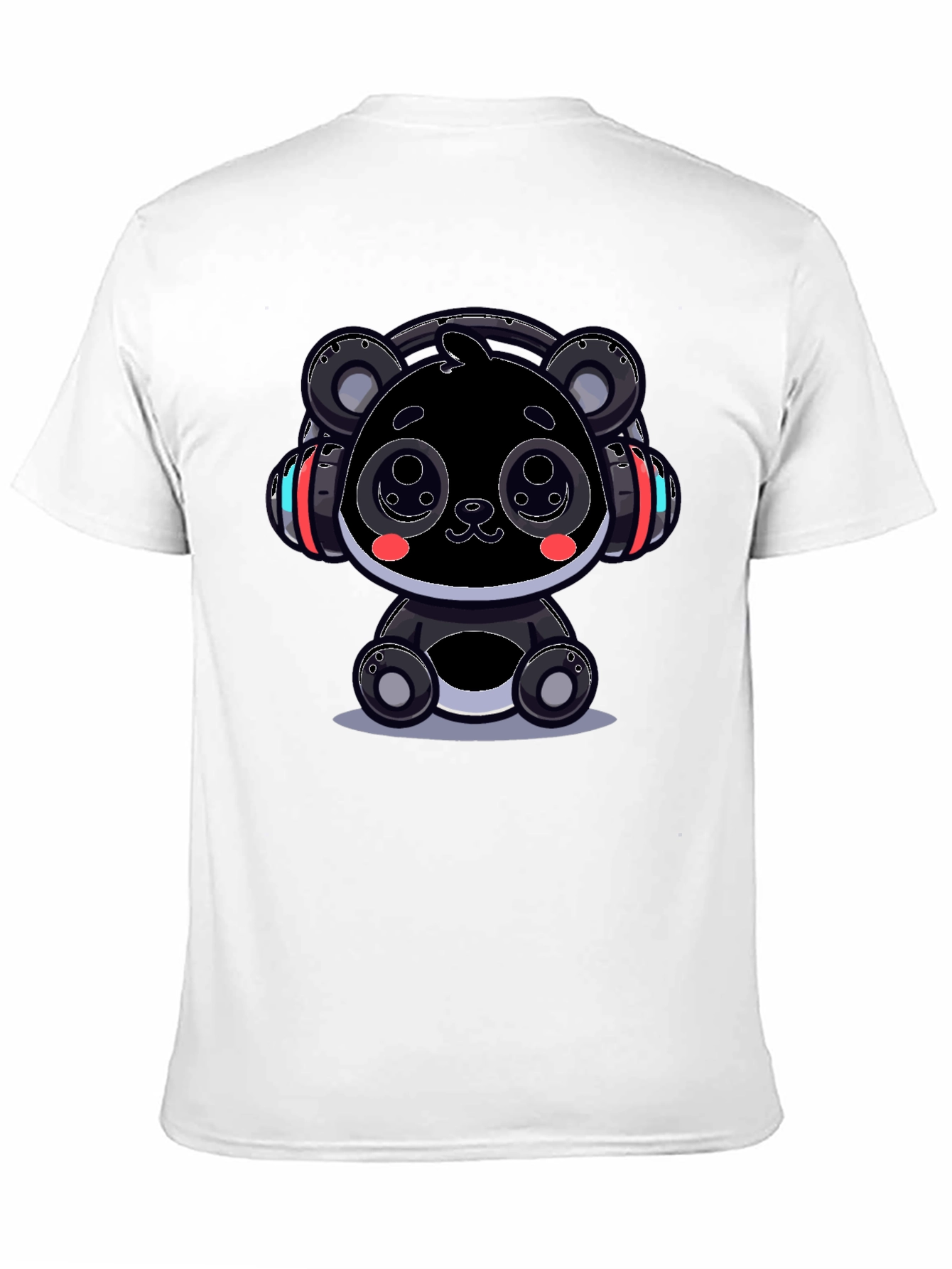 Cool Panda Headphone Graphic Tee