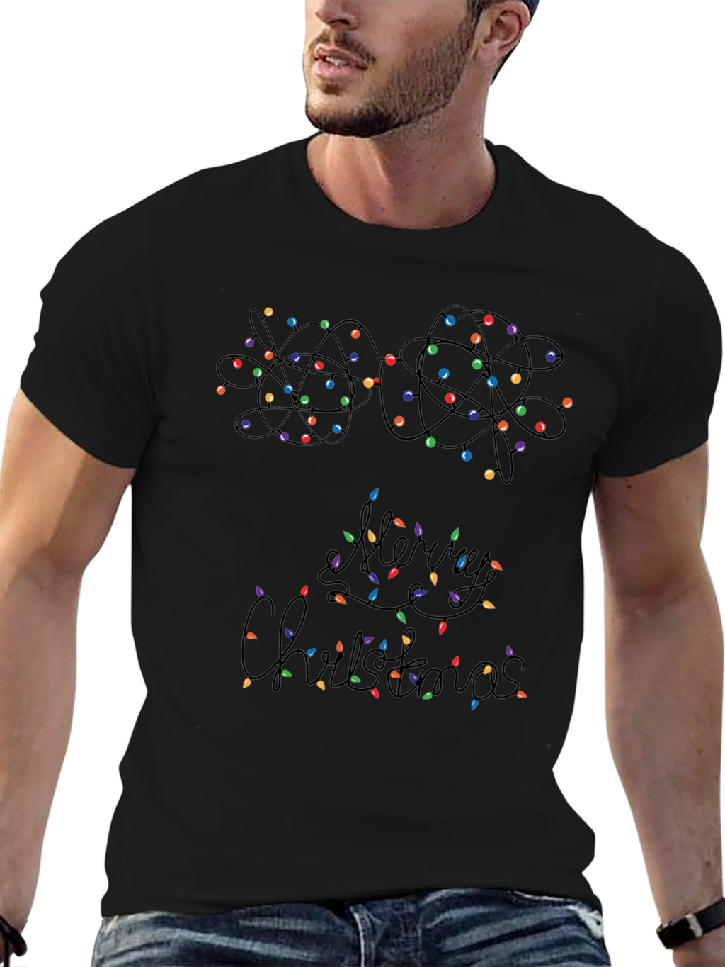 Merry Christmas Lights T-Shirt