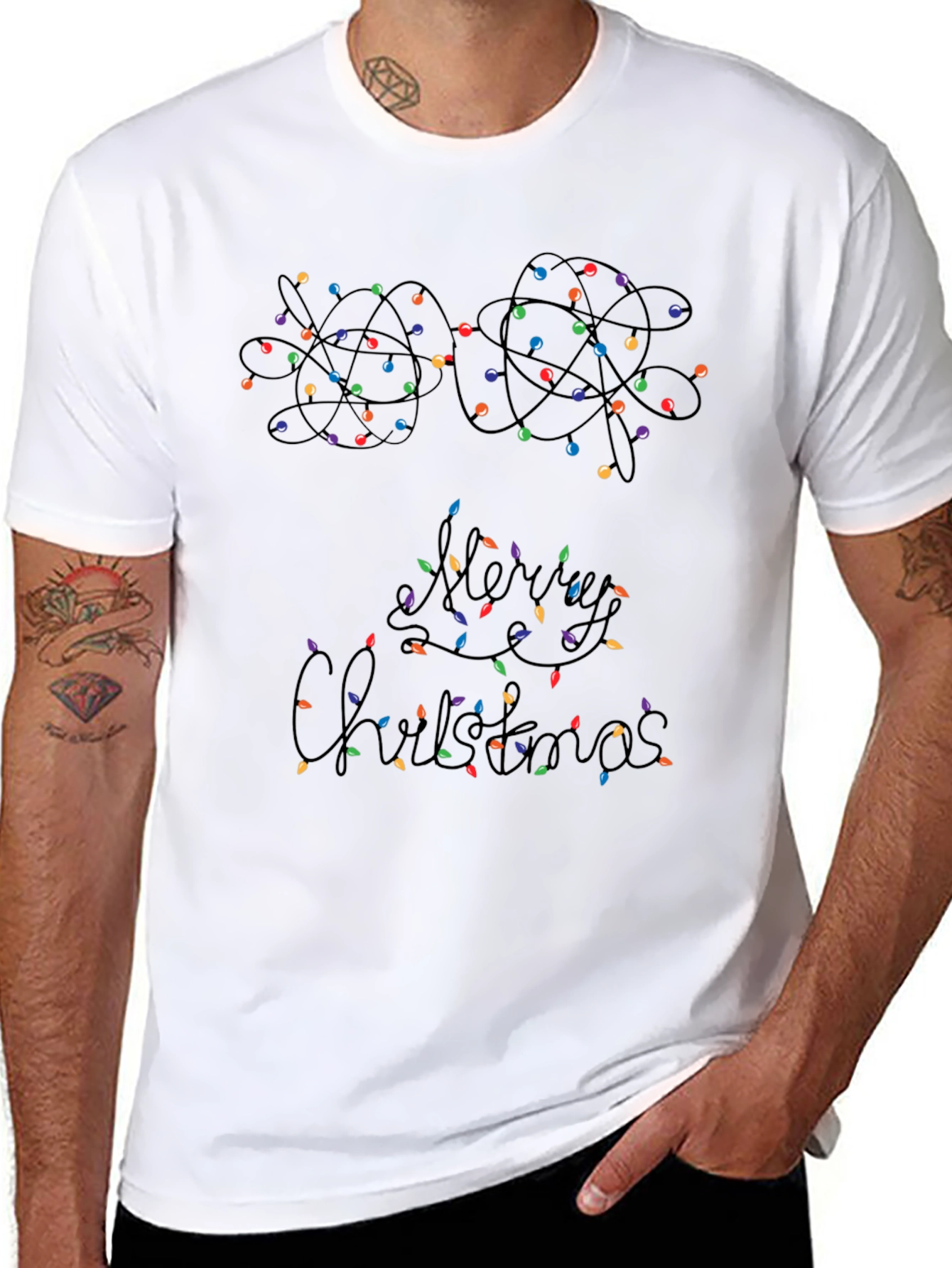 Merry Christmas Lights T-Shirt