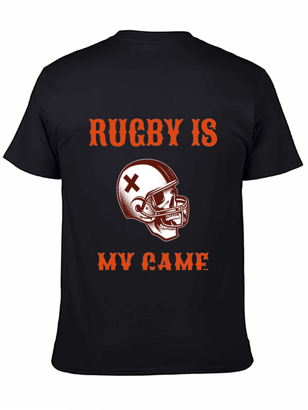 Rugby Is My Game T-Shirt - Skull Helmet Design