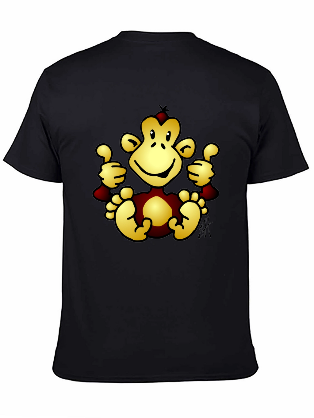 Funny Monkey Graphic T-Shirt