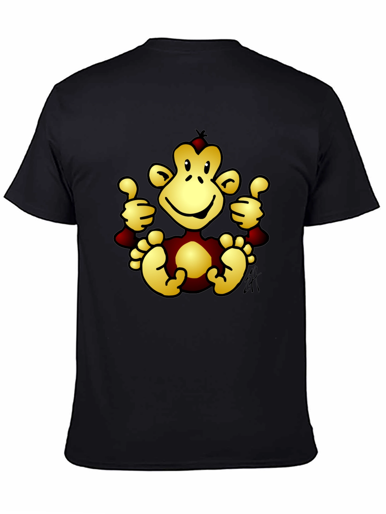 Funny Monkey Graphic T-Shirt