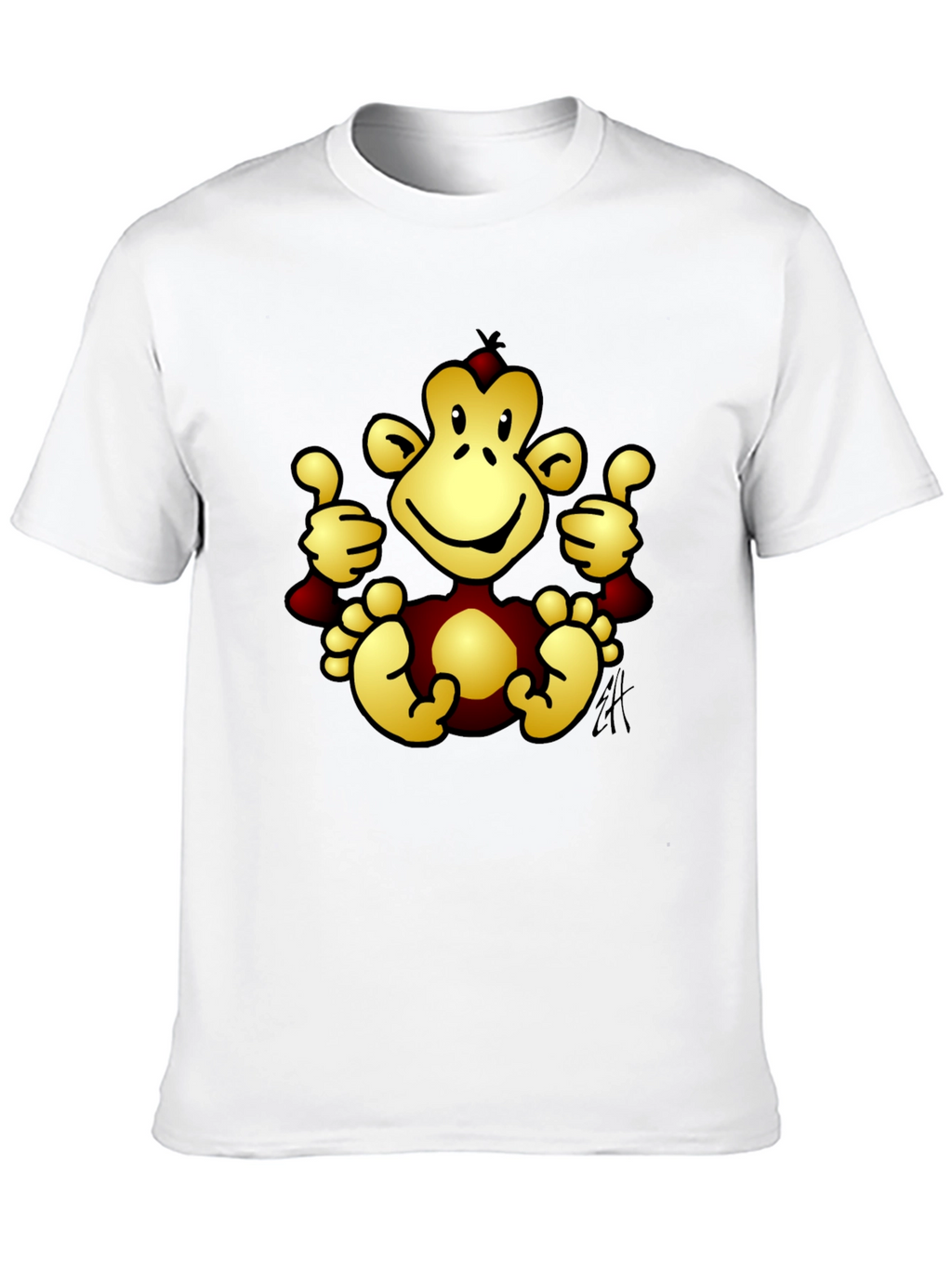 Funny Monkey Graphic T-Shirt