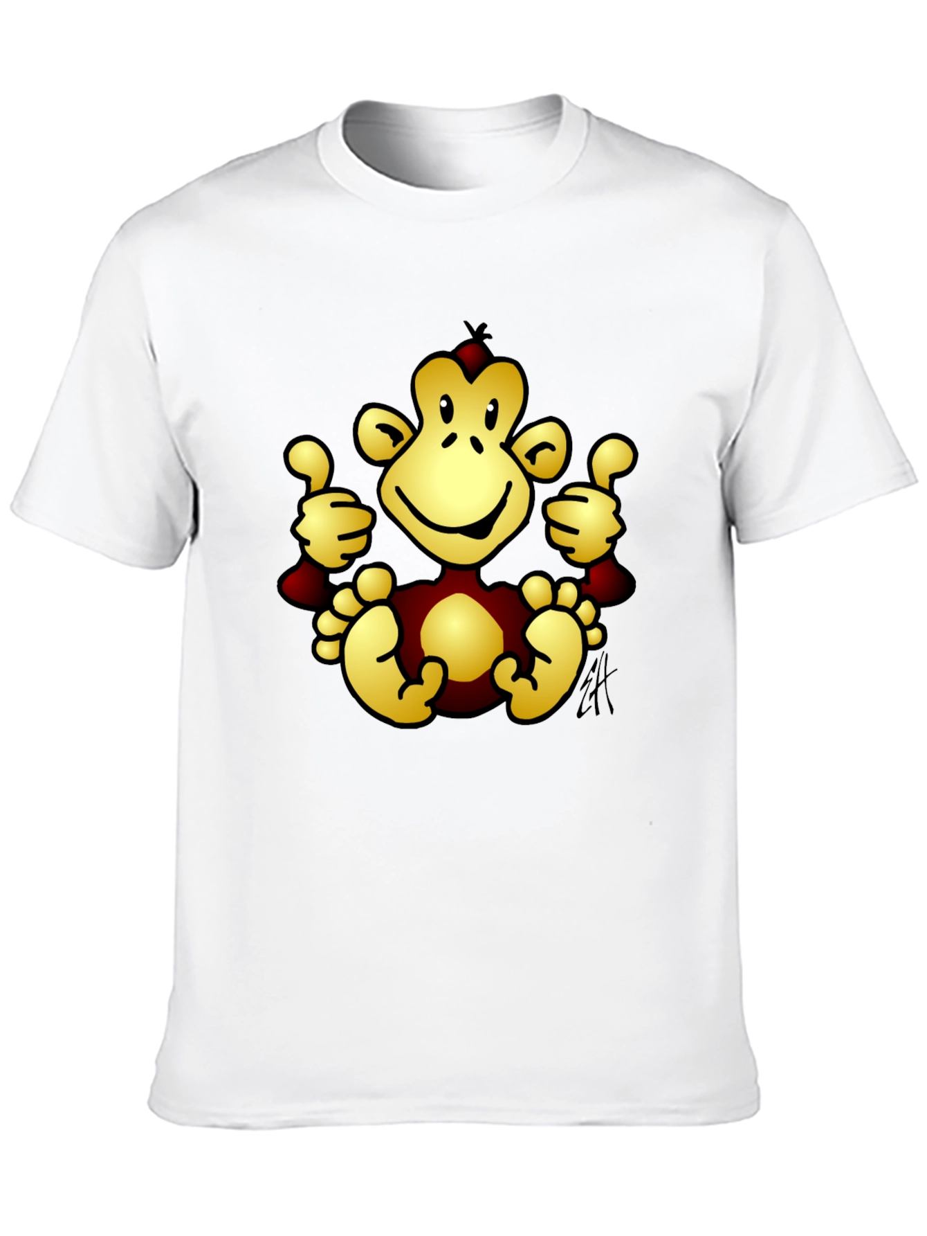 Funny Monkey Graphic T-Shirt