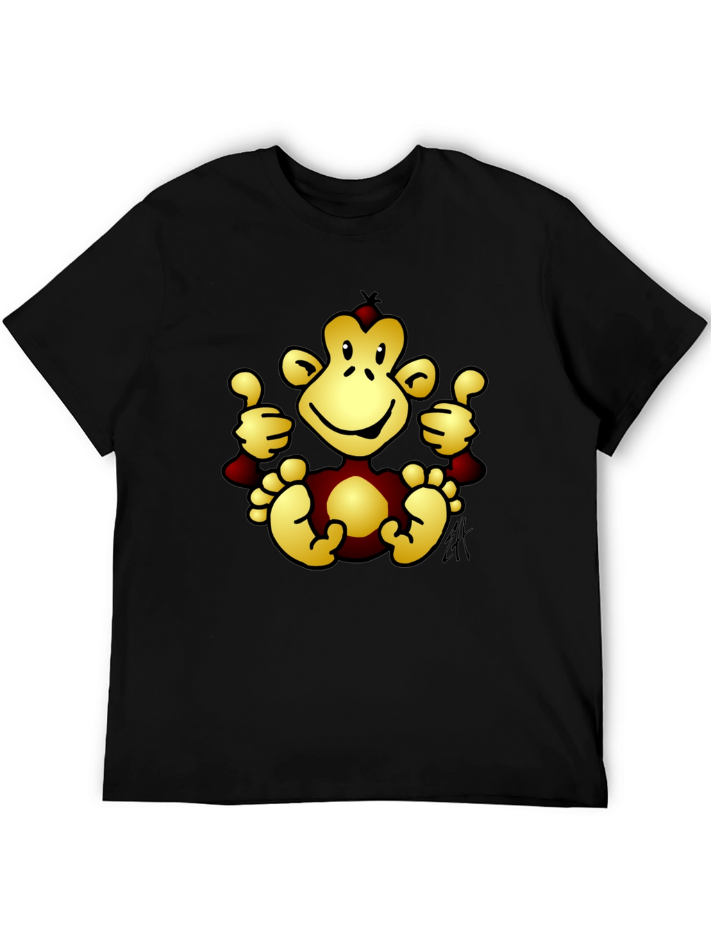 Funny Monkey Graphic T-Shirt