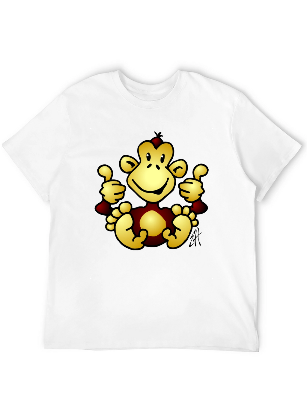 Funny Monkey Graphic T-Shirt