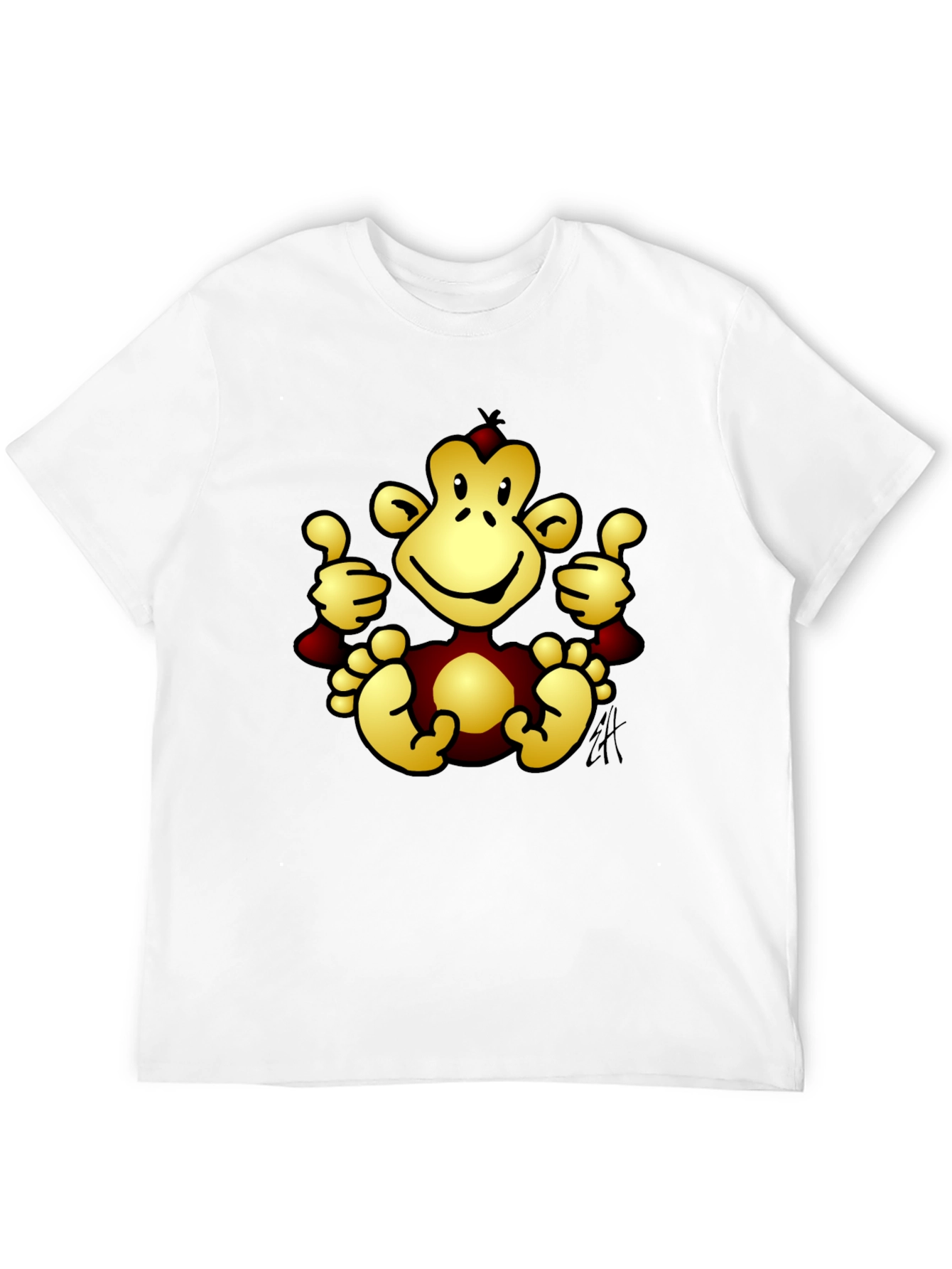Funny Monkey Graphic T-Shirt