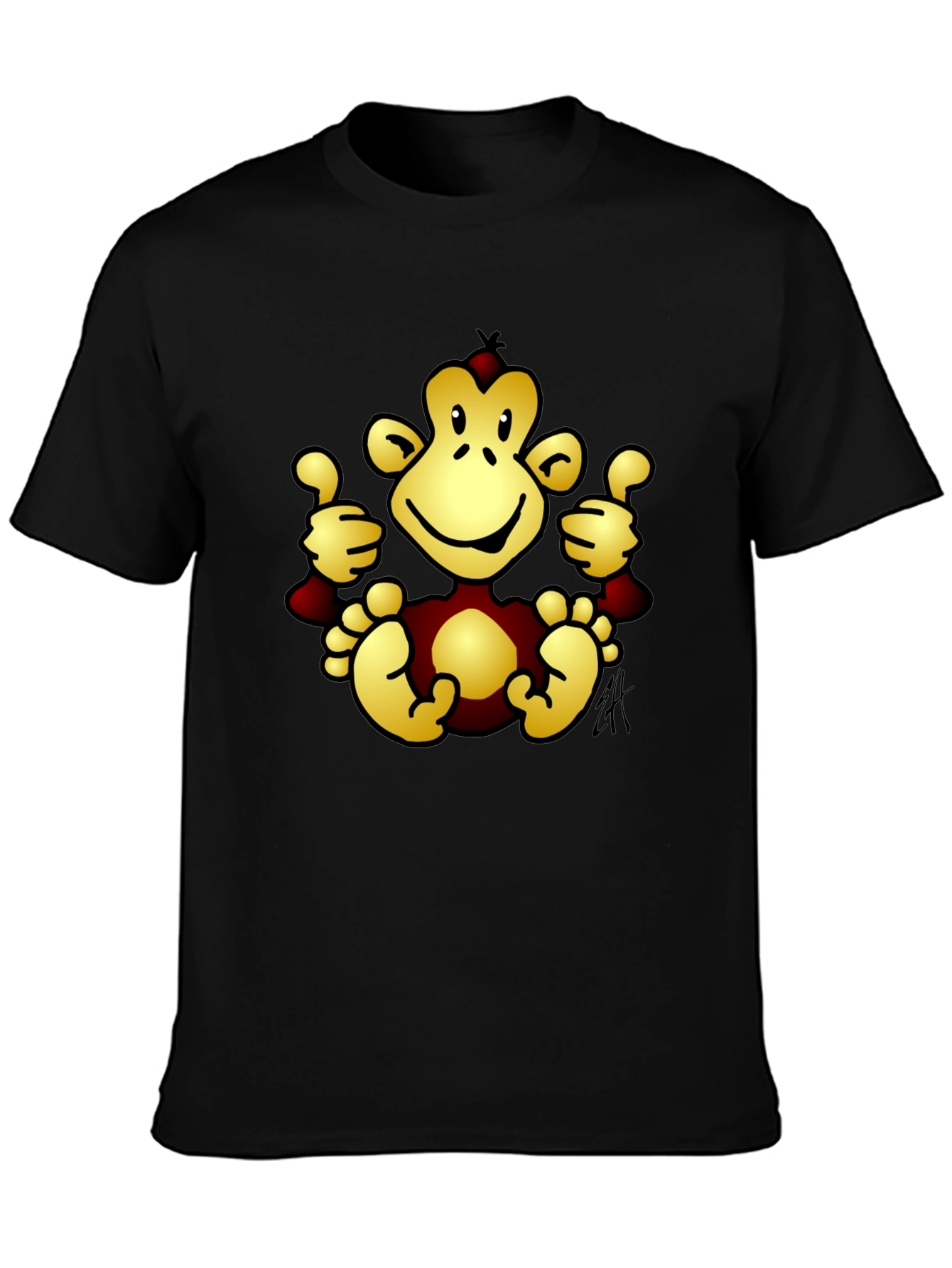 Funny Monkey Graphic T-Shirt