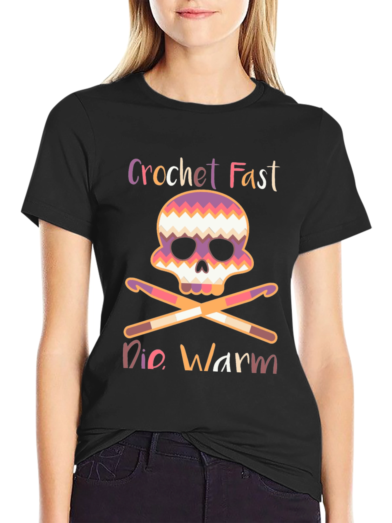Crochet Fast Die Warm T-Shirt