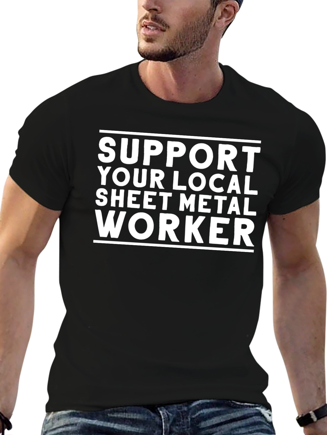 Support Local Sheet Metal Worker Tee