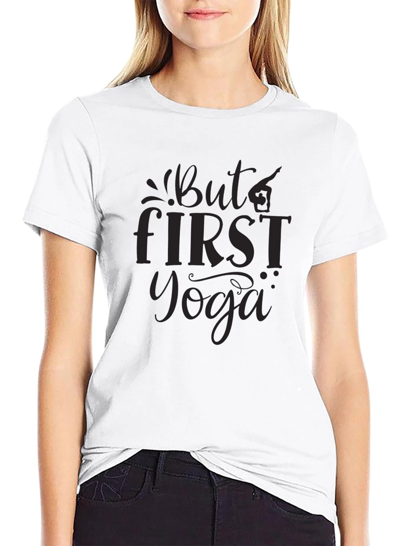 But First Yoga Graphic T-Shirt