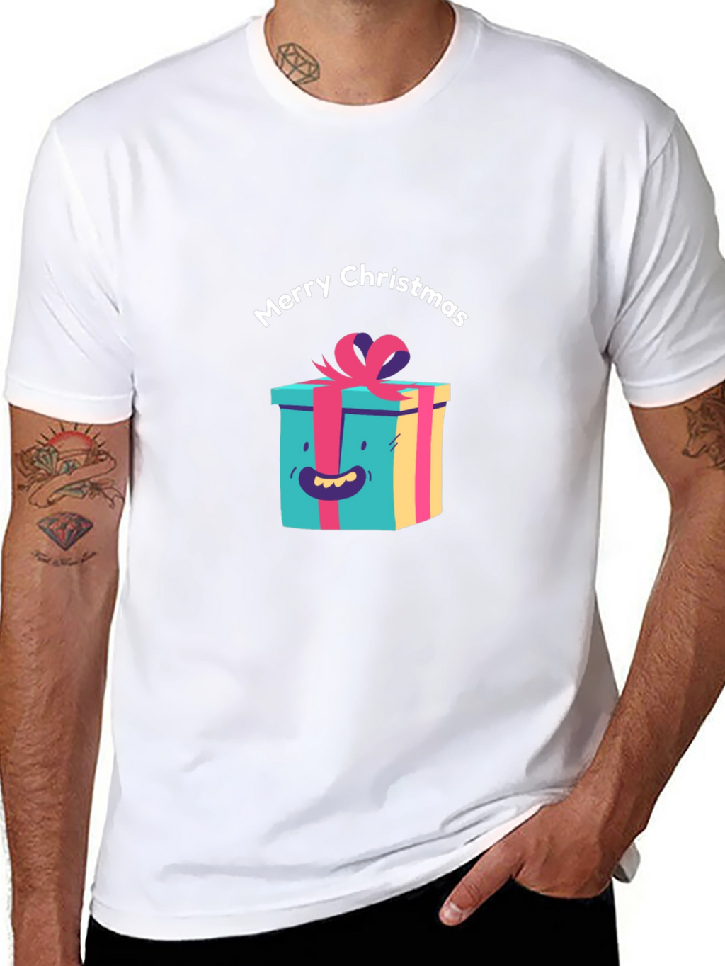 Festive Merry Christmas Gift T-Shirt