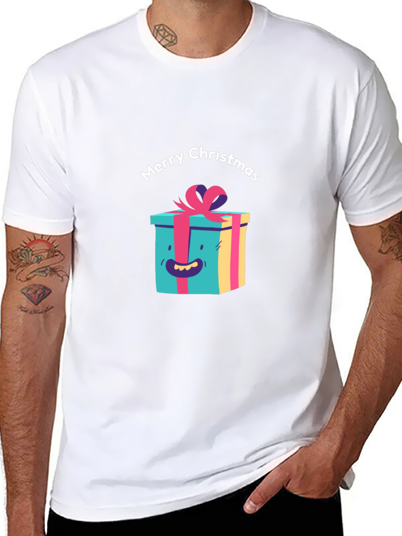 Festive Merry Christmas Gift T-Shirt