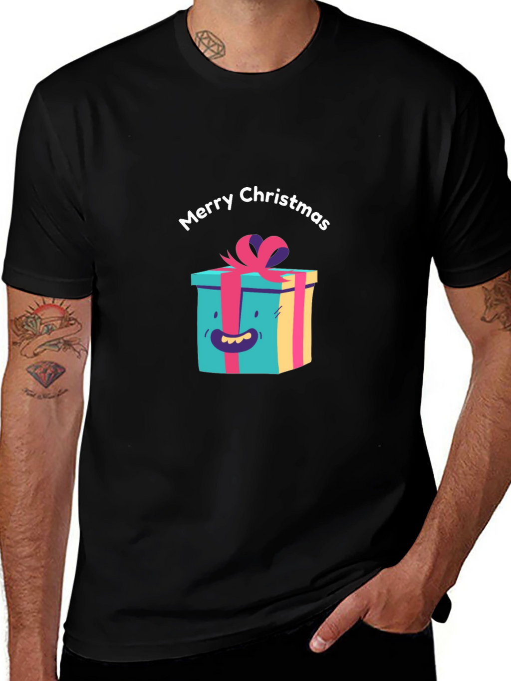 Festive Merry Christmas Gift T-Shirt