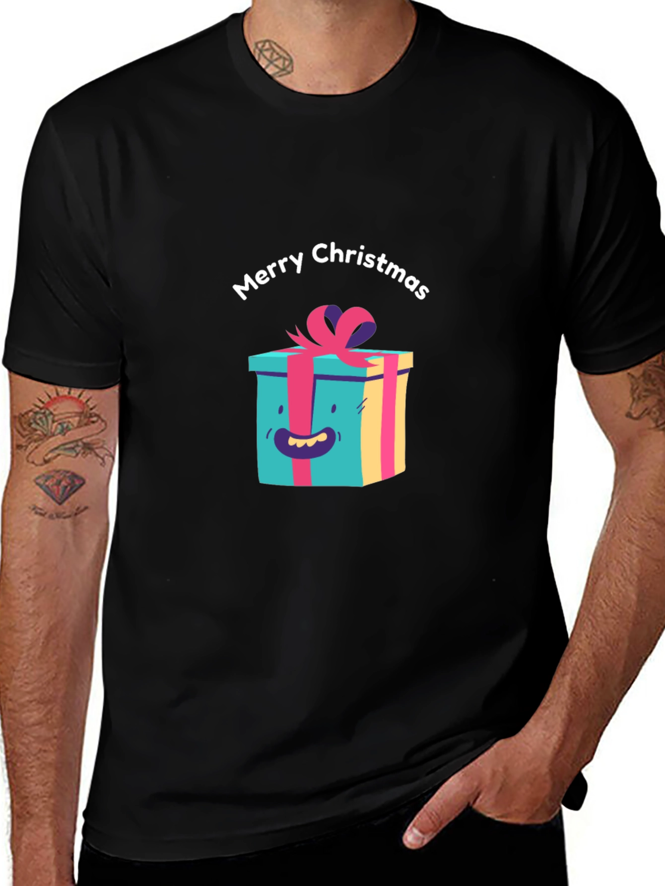 Festive Merry Christmas Gift T-Shirt