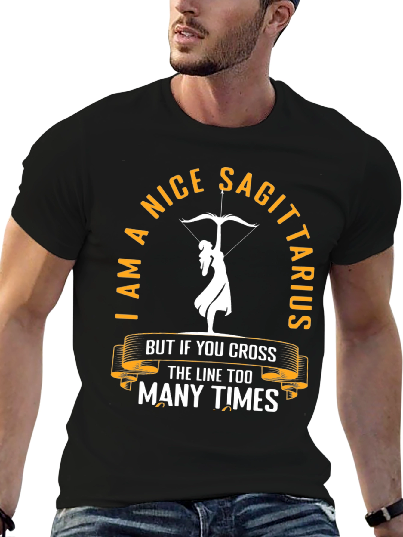 Nice Sagittarius Graphic Tee