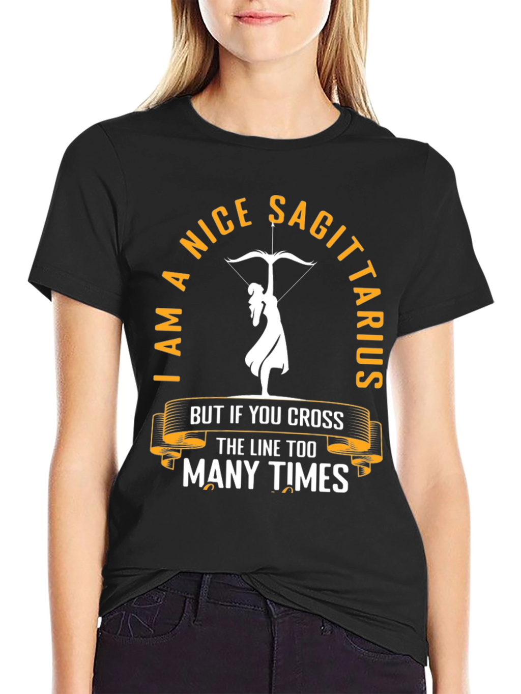 Nice Sagittarius Graphic Tee