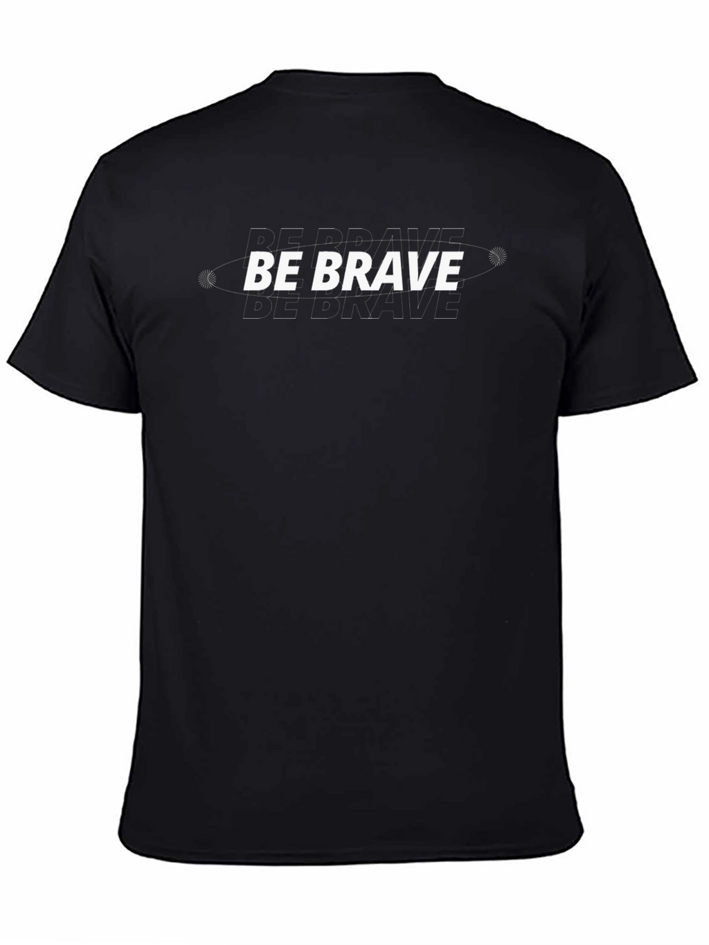 Be Brave Graphic Tee - Mens Black T-Shirt