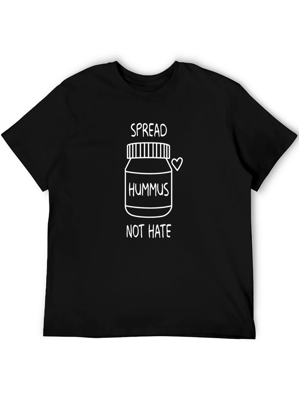Spread Hummus Not Hate Graphic T-Shirt