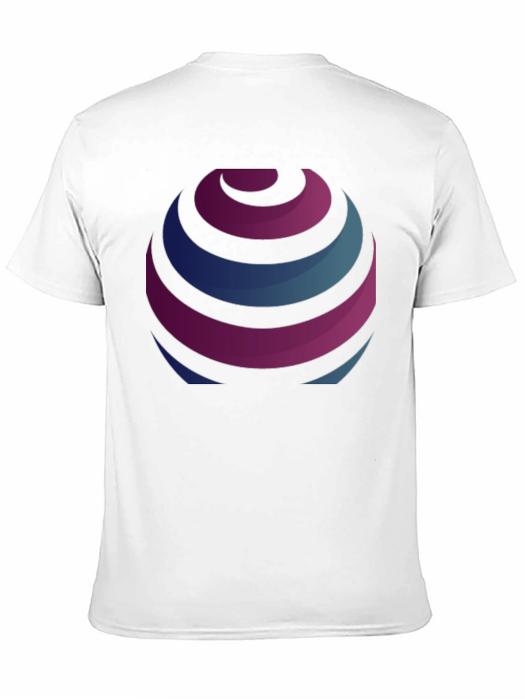 Stripped Globe Graphic Black T-Shirt