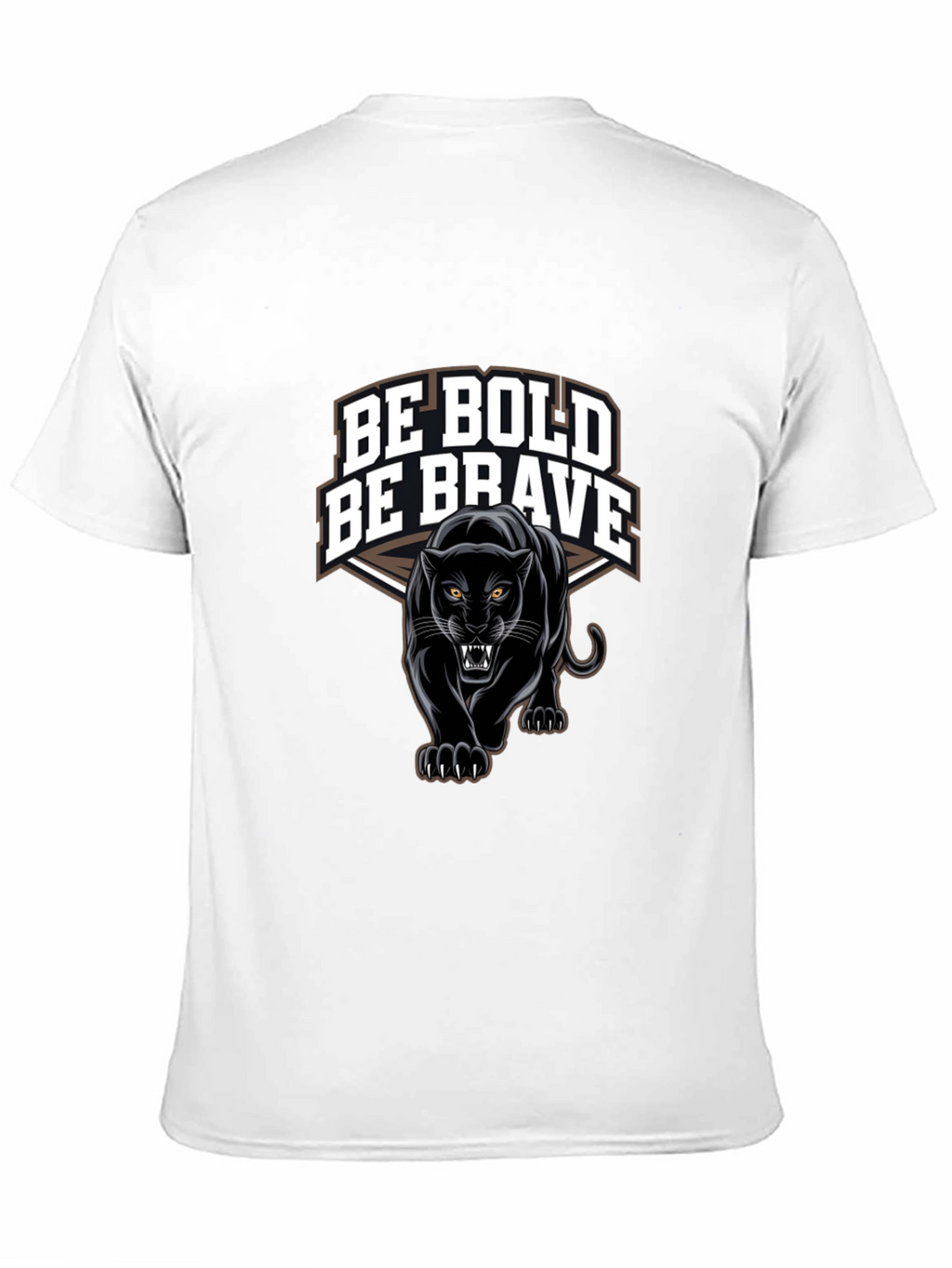 Be Bold Be Brave Panther Graphic T-Shirt