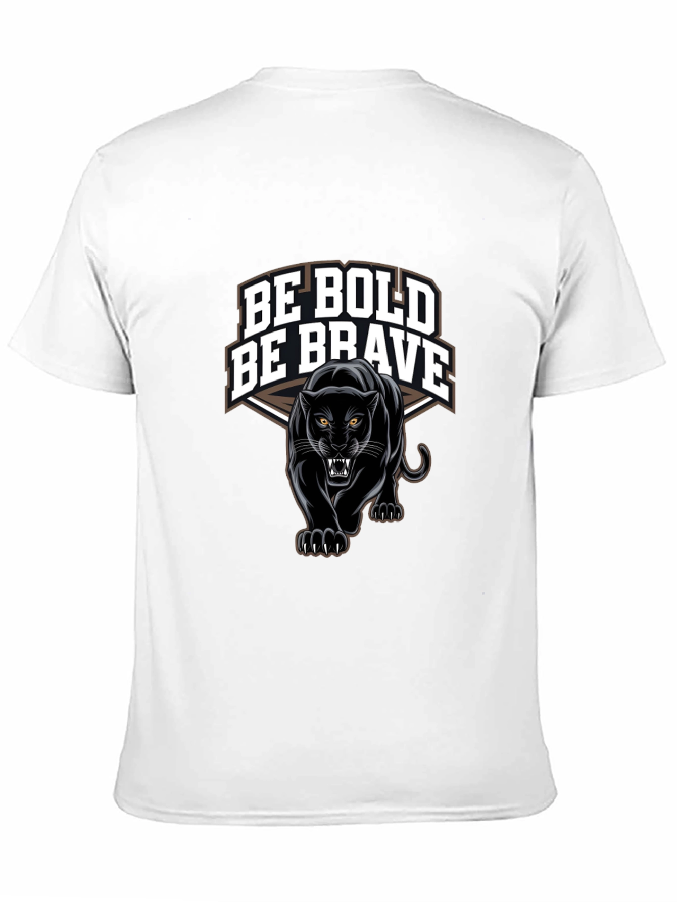 Be Bold Be Brave Panther Graphic T-Shirt