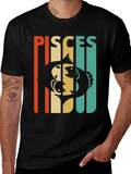 Pisces Zodiac Sign Graphic T-Shirt
