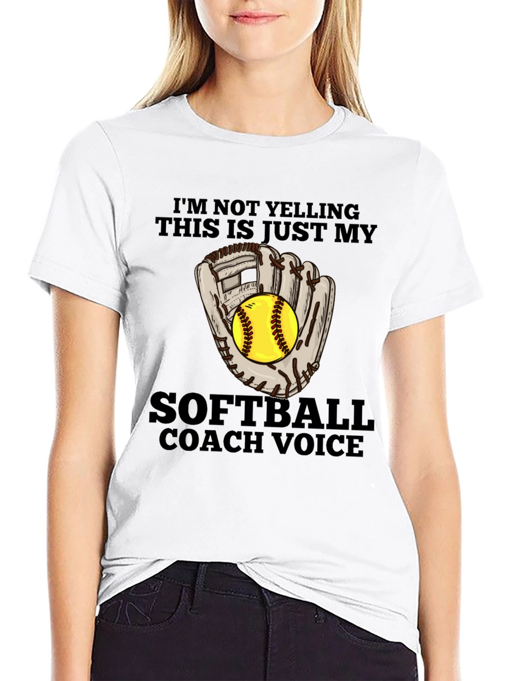 Softball Coach Voice T-Shirt - Funny Sports Tee