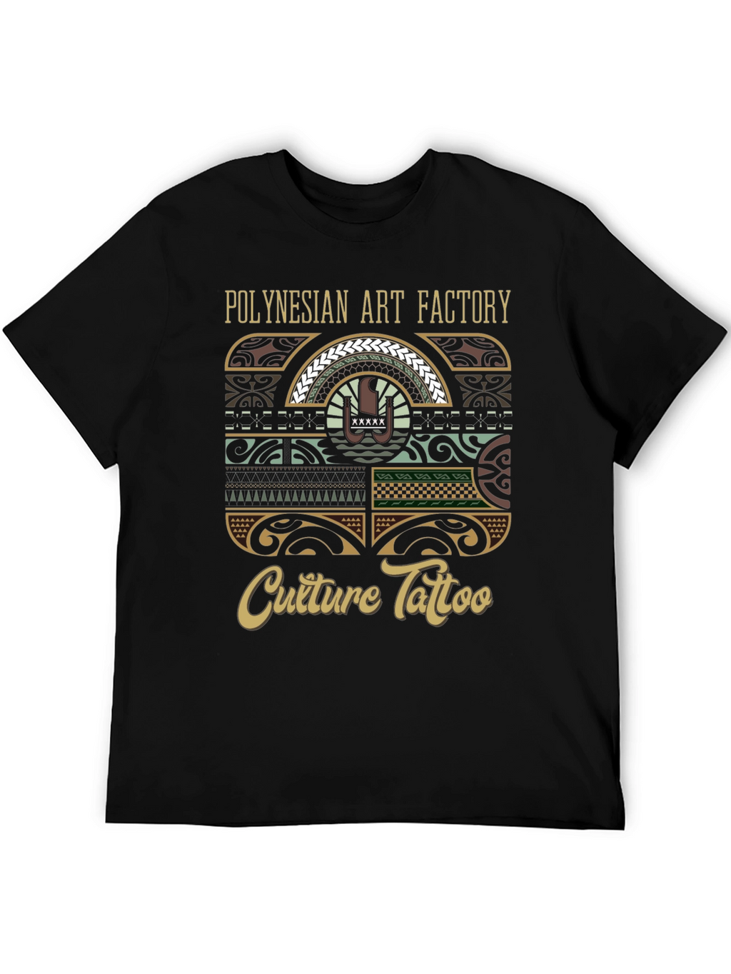 Polynesian Art Factory Culture Tattoo Graphic T-Shirt