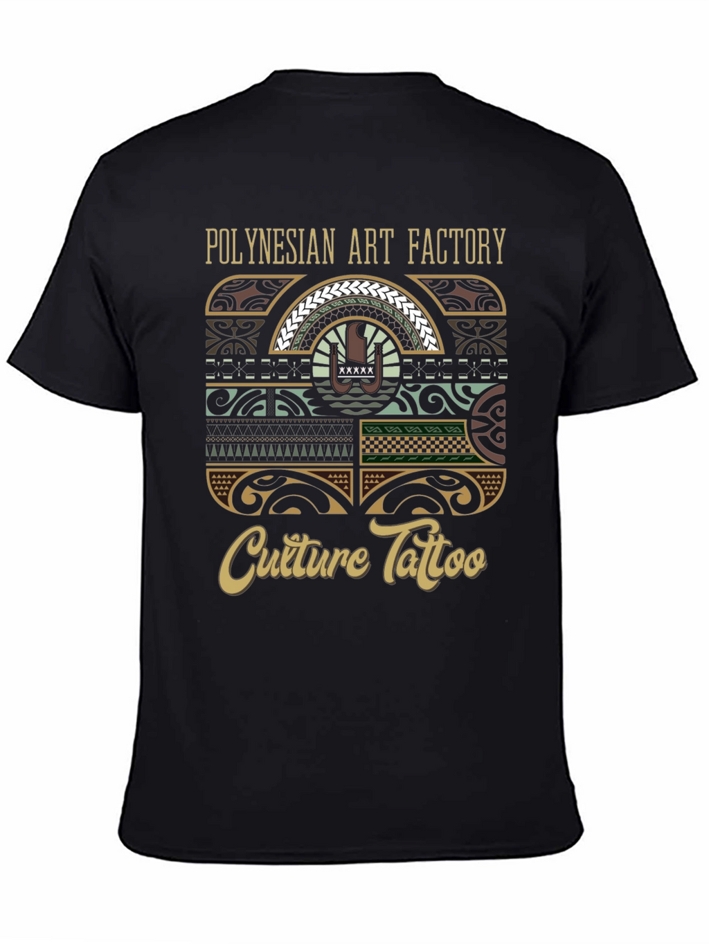 Polynesian Art Factory Culture Tattoo Graphic T-Shirt