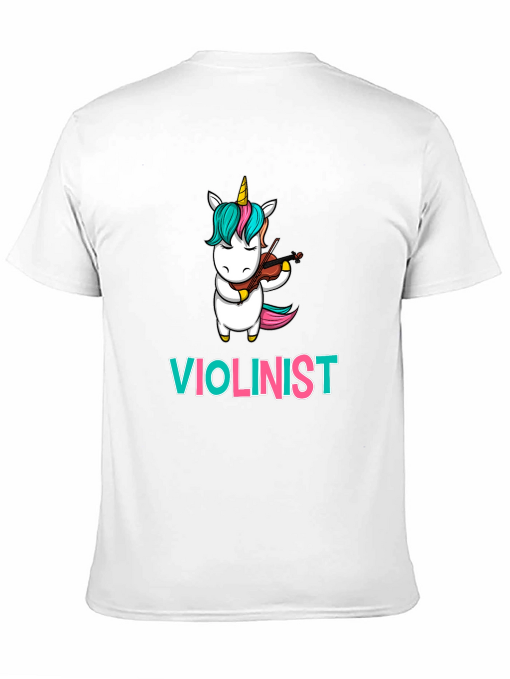 Unicorn Violinist T-Shirt: Funny Musician Tee