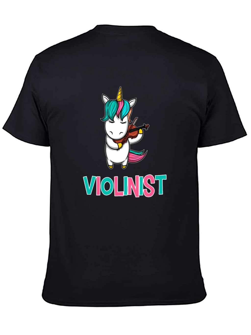 Unicorn Violinist T-Shirt: Funny Musician Tee