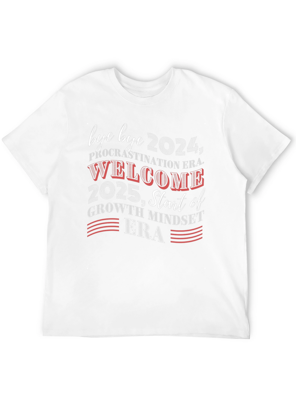 Bye Bye 2024 Welcome 2025 Graphic Tee