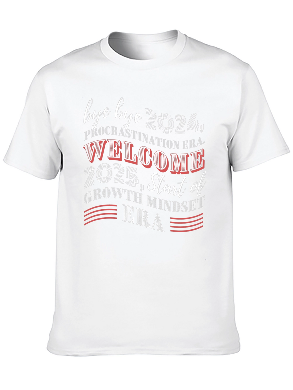 Bye Bye 2024 Welcome 2025 Graphic Tee
