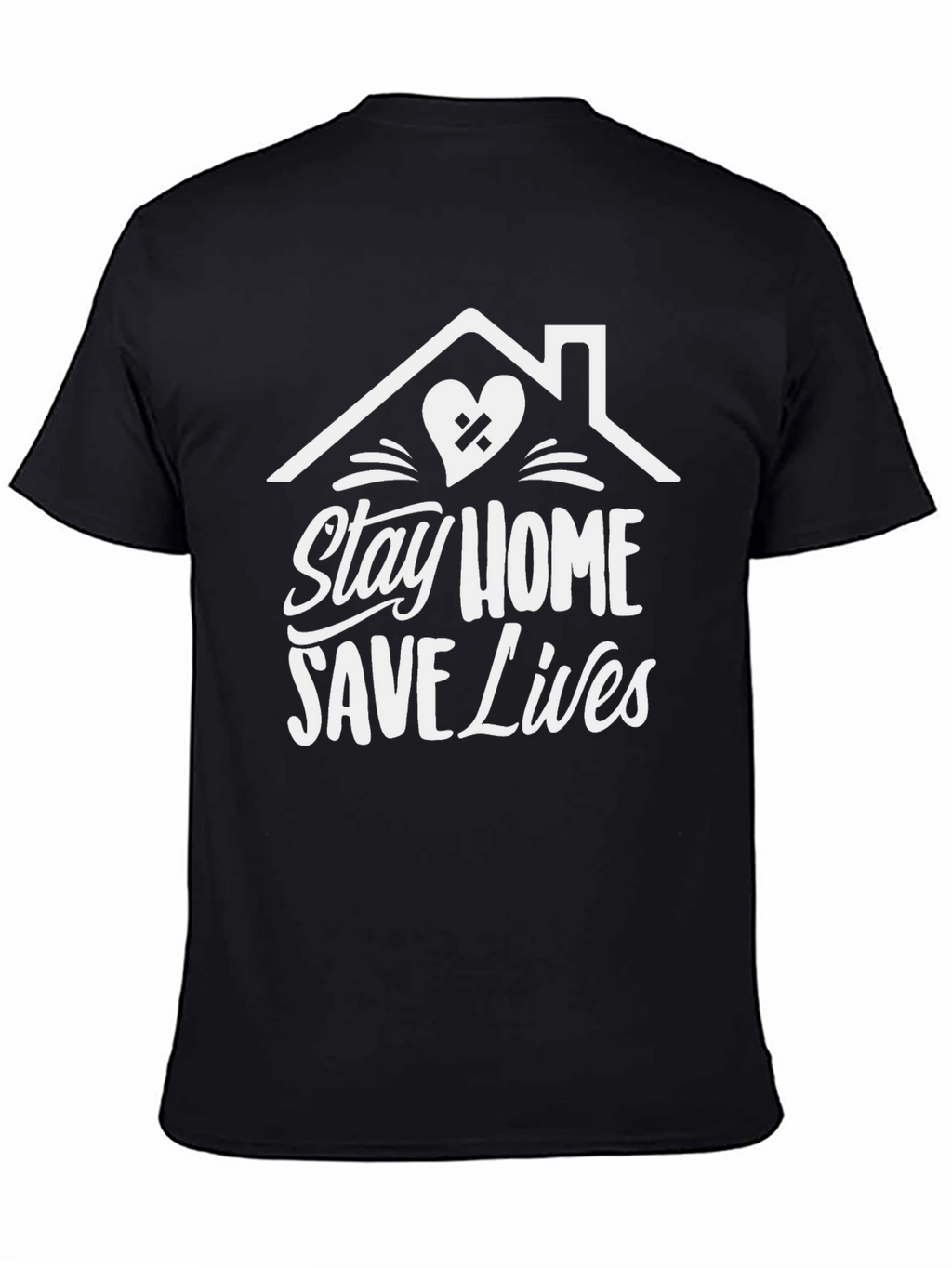 Stay Home Save Lives Graphic Tee