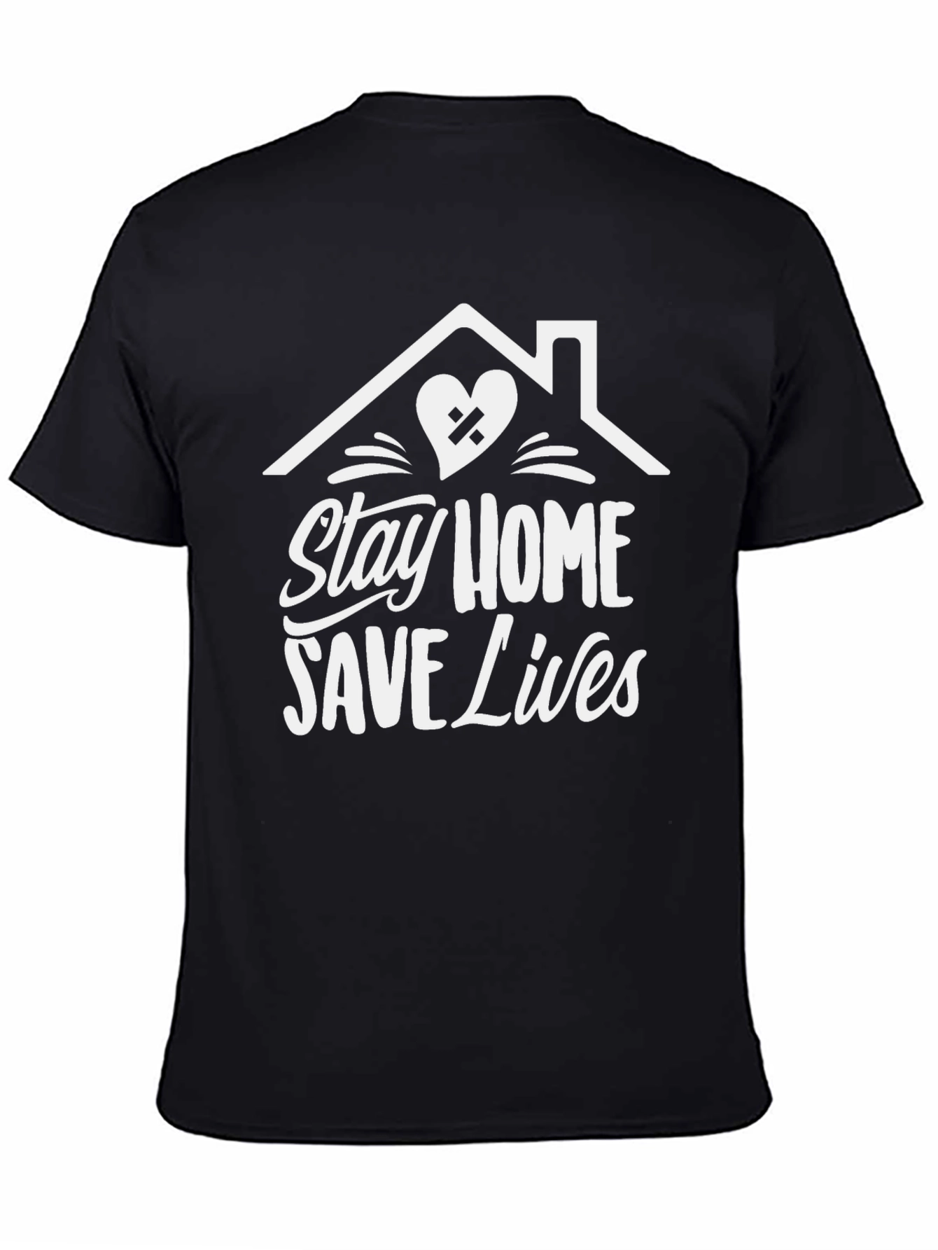 Stay Home Save Lives Graphic Tee